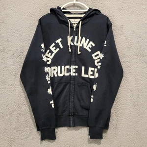 Medium Roots Of Fight Martial Arts Hoodie Zip-up Bruce Lee Jeet Kune Do RETIRED - Picture 1 of 12