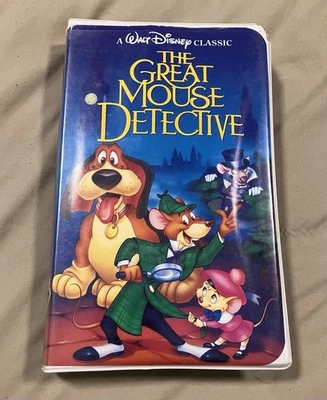 Disney The Adventures of the Great Mouse Detective VHS 1992 Black Diamond Tested - Image 1 of 4