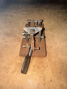 Vintage Morse Code Key Telegraph ham Radio bug Paddle NOT Vibroplex - Picture 1 of 5