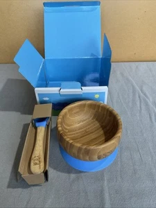 Peppa Pig….george Bamboo Suction Bowl With Spoon - Picture 1 of 1