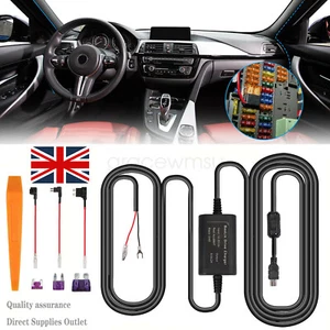 Dash Cam Dash Cam Hard Wire Kit Mini USB 12-24V Hard Wire Fuse Box UK - Picture 1 of 10