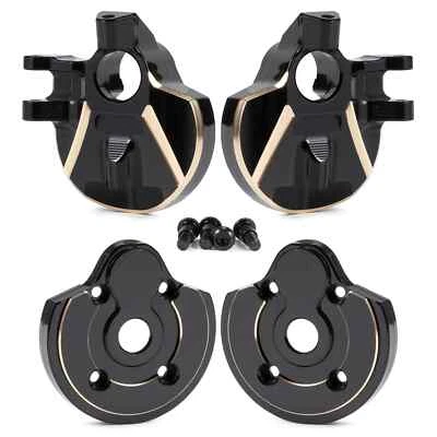 296g Brass Knuckle Portal Cover Weights for Axial Capra SCX10 III AR45P Upgrade - Image 1 of 4