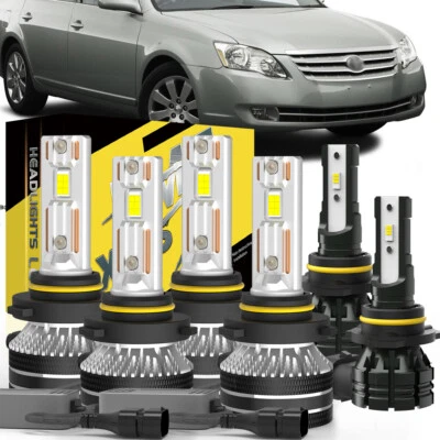 For Toyota Avalon 2000-2007 Combo LED Headlight High Low Beam & Fog Light Bulbs - Image 1 of 4