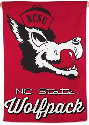 NC State Wolfpack SLOBERIN' WOLF STYLE Official NCAA Team 28x40 WALL BANNER Cover
