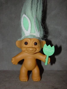 Muñeca Troll 3" Russ Conejo de Pascua Conejo "Los amigos son para siempre" - Imagen 1 de 1