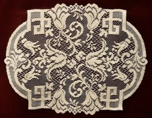Lace Place Mat 15" x 19" Antique Gold Empress Livingroom Bedroom Den - Picture 1 of 2