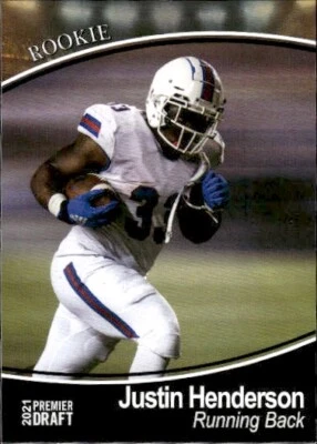 2021 SAGE Premier Draft #87 Justin Henderson Louisiana Tech Bulldogs Football - Image 1 of 2