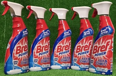 (6,53€/L) 5x Henkel Bref Power gegen KALK & SCHMUTZ Rost Reiniger 750ml Versand€ - Bild 1 von 4