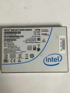 INTEL U2 P4500 SSDPE2KX010T7K 1TB SSD SAS - Picture 1 of 1