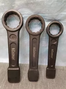 Lot of 3 Eastman striking slugging hammer wrenches M.M. 41, 38, 32 BRAND NEW - Picture 1 of 6