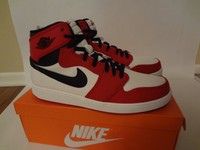 Nike Air Jordan AJ1 KO HIGH OG Size 12 White Black Gym Red 638471 101 Chicago DS