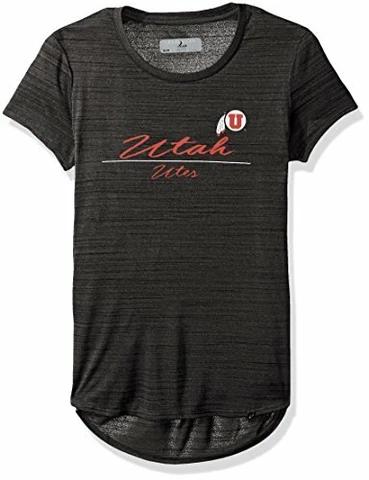 Levelwear LEY9R NCAA Utah Utes Women's Lux Cursive Short Sleeve Tee, Medium Cover