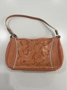 MARIO HERNANDEZ | Butterfly embossed bag handcrafted leather - Picture 1 of 10