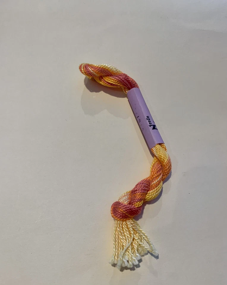 Perle Cotton #5 Needle Necessities 20 yds/1 Skein #51612 Orange/yel (variegated) - Image 1 of 1