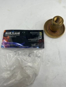 Blue Flame Fireplace/Fire Pit–Universal Round Flange Décor Flange With Bushing - Picture 1 of 12