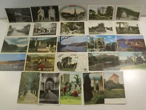LOTTO CARTOLINE IRLANDA UK 25 COLORE BIANCO E NERO c 1910+UP STORICO 2 GIRI #590 - Foto 1 di 10