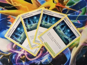 4x Old Cemetery 147/198 - Playset - Chilling Reign - Fast Free Shipping! - Picture 1 of 3