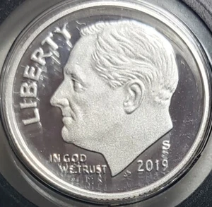 2019-S Gem Proof Silver Roosevelt Dime - Picture 1 of 2