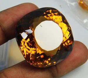 Certified 151.70Ct Master Collection Natural Imperial Topaz Radiant Cut Gemstone - Picture 1 of 8