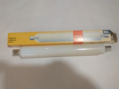 OSRAM special linolite 60w CM19 opal rare light bulb lamp CFL tube over counter - Image 1 of 4