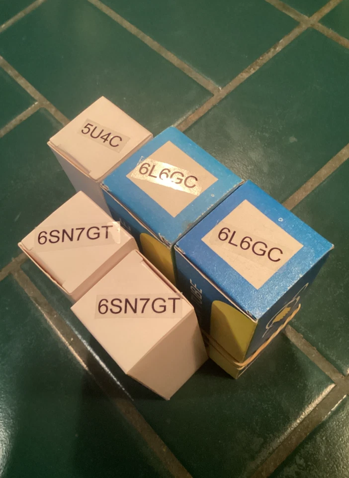 ROCK-OLA 1438  1448 COMET FIREBALL JUKEBOX  NEW VACUUM TUBE SET - Image 1 of 1