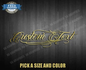 Custom TATTOO Windshield Decal Car Truck SUV Window Sticker Banner JDM Muscle #S - Picture 1 of 4