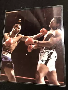 Muhammad Ali Autogramm Foto von Ali Vs Norton Fight beschriftet JSA LOA -1s # - Bild 1 von 3