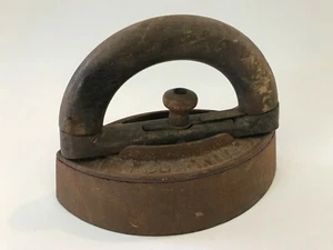  Vintage Antique Sad Iron Enterprise Mfg.No 50 USA Detachable Handle - Picture 1 of 12
