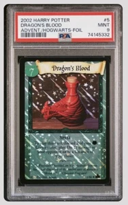 Harry Potter TCG Adventures at Hogwarts Dragon’s Blood 5/80 Foil Holo PSA 9 Mint - Picture 1 of 2