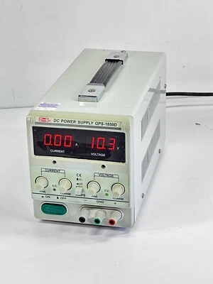 GW Instek Model: GPS-1850D DC Power Supply.  0 - 18V 0 - 5A - Image 1 of 4