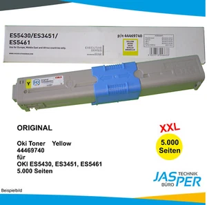 Original Oki 44469740 Toner Yellow ES5430 ES3451 ES5461 OVP - Bild 1 von 1