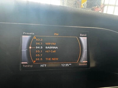 13-16 AUDI 8T A5 S5 B8 A4 DASH MMI NAVIGATION DISPLAY SCREEN GPS TV OEM 013024A - Image 1 of 4