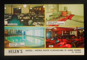 1960s? Helen's Hotels Motels Quebec City Sainte-Anne-de-Beaupré QC Canada PC - Picture 1 of 1
