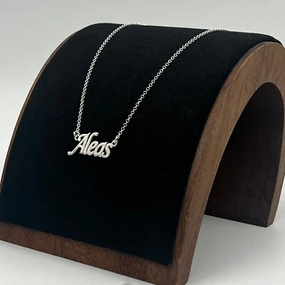 Collar y relleno de plata y oro NUEVO Regalo Mujer u hombre Puedes escribir un nombre Foto 1 de 4