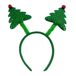 Celebration Christmas Tree Hair Hoop Adult Headband Party Shining Headwear - Picture 1 of 8