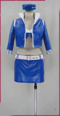 Love Live! SUPER GT Pacific Racing Umi Sonoda 皮革套装 Cosplay 服装 #Y113 — 第 1/4 张图片