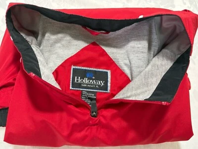 Holloway Golf Béisbol 1/4 Cremallera Calentamiento Para Hombres Talla XL Bolsillos Preppy Atlético Foto 1 de 4