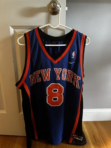 Vintage Nike NBA Jersey - #8 Latrell Sprewell - New York Knicks - Men's XL Cover