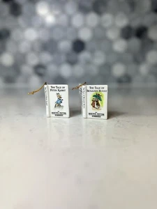 Vintage 1987 Die Geschichte von Peter Rabbit & Die Geschichte von Benjamin Bunny Buch Ornamente - Bild 1 von 7