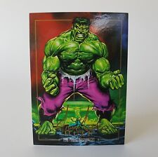 1992 Marvel Masterpieces Card - Hulk #32 - Signed by Joe Jusko