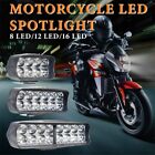 Produktbild - Motorrad LED Scheinwerfer Lauflicht wasserdicht Roller Nebelscheinwerfer Lampen
