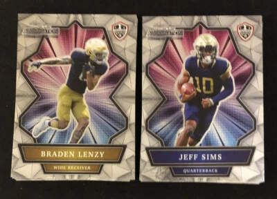 2021 Wild Card Alumination Collegiate Edition Football Cards Singles You Pick - Image 1 of 2