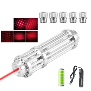 Rechargeable 650nm Red Laser Penlight Torch Visible Beam Light Adjustable Focus - Picture 1 of 10