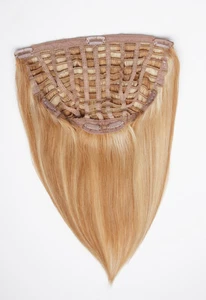 Echthaarperücke Halfwig Haarverlängerung Echthaar Tresse mit Clips 70g 35cm 50cm - Bild 1 von 31