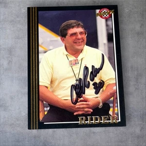 Chuck Rider 1992 MAXX BLACK #113 VINTAGE autographed NASCAR LEGEND card - Picture 1 of 1