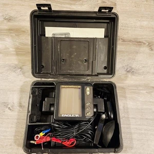Eagle SupraPro I.D. Portable Fish & Depth Finder w/Hard Case UNTESTED AS IS  - Picture 1 of 9