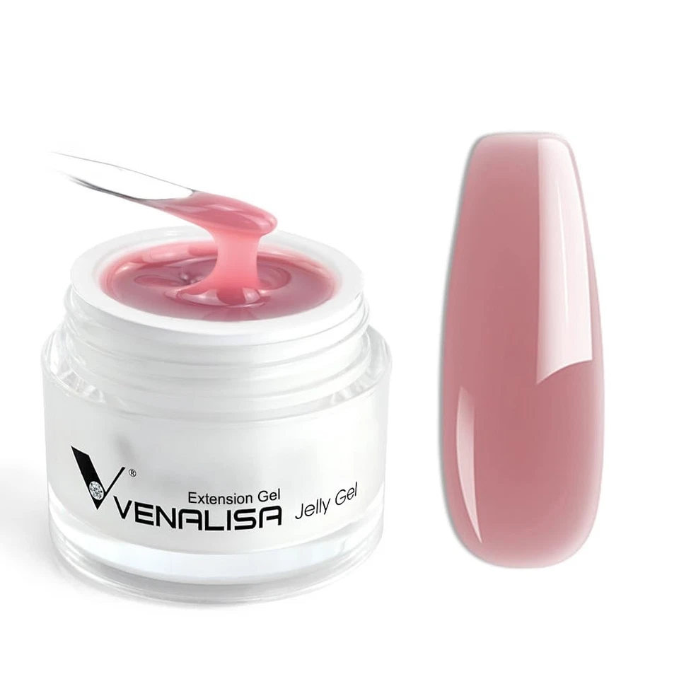 Venalisa Builder Nail Gel, 50ml Nude Pink Hard Gel for Nails Extension, Polyg... - Image 1 of 4