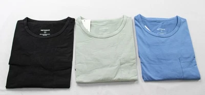 Netdraw Mens Short Sleeve Bamboo Pocket T-Shirt 3 Pack CN6 Multicolor Medium NWT - Image 1 of 4