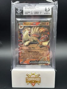 Ninetales ex - Double Rare SV: Scarlet & Violet 151 038/165 8,5 NM-MT+ - Bild 1 von 2