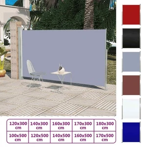 Seitenmarkise Sichtschutz Sonnenschutz Markise Balkon mehrere Auswahl vidaXL - Bild 1 von 57